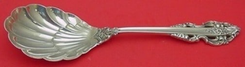 Reed and Barton El Greco Sterling Silver Berry Spoon 9 Inch (1 of 2)