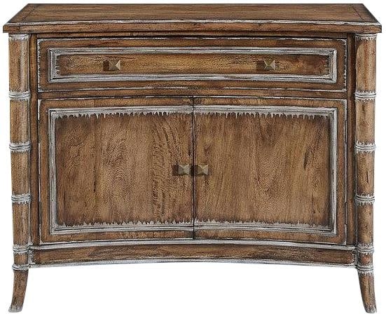 Ashton Chest Solid Wood Blue Rustic Pecan Swedish Modern Design (1 of 5)
