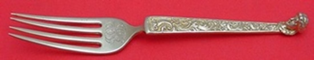 Gorham Florence Sterling Silver Vermeil Luncheon Fork Woman 6 3/4 (1 of 1)