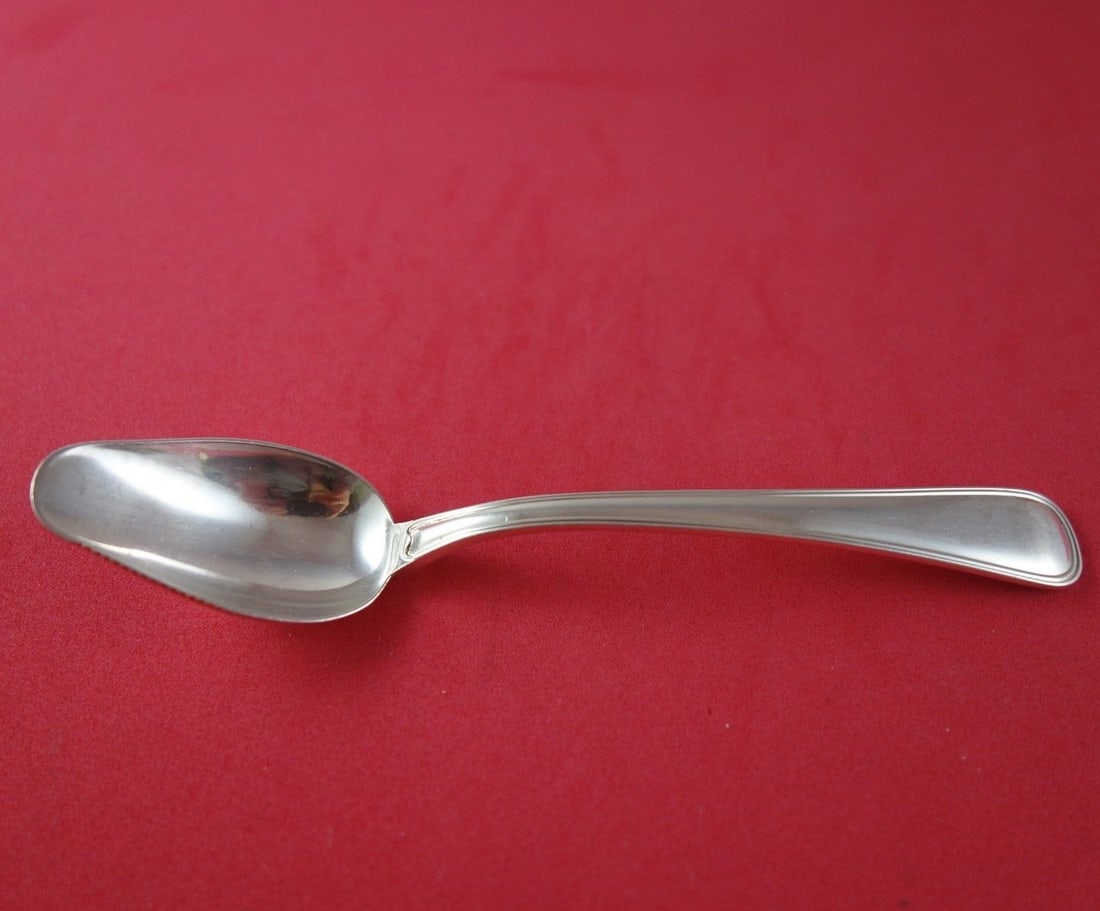 Buccellati Old Italian Sterling Silver Melon Spoon Blunt Nose 5 5/8" (1 of 2)