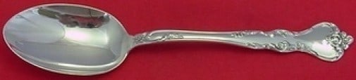 Reed and Barton Savannah Sterling Silver Serving Spoon 8 5/8 inches (1 of 2)