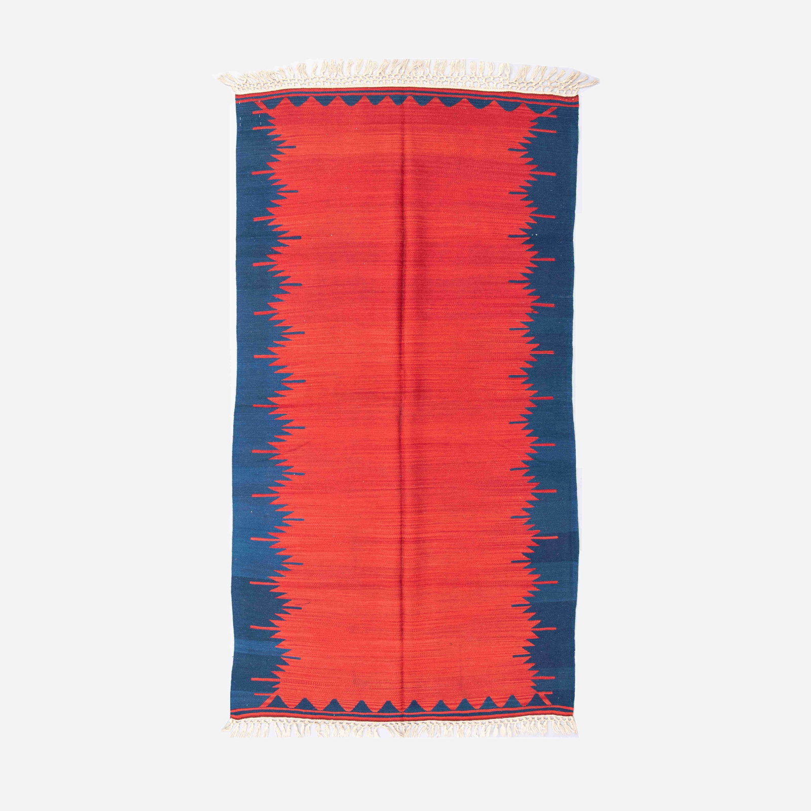 Authentic Handmade Konya Wool Kilim Rug 53.1 x 99.6 Inches: Authentic Handmade Konya Wool Kilim Rug 53.1 x 99.6 Inches Experience the charm of authentic craftsmanship with this Handmade Konya Kilim, intricately woven from high-quality wool on wool. Originating