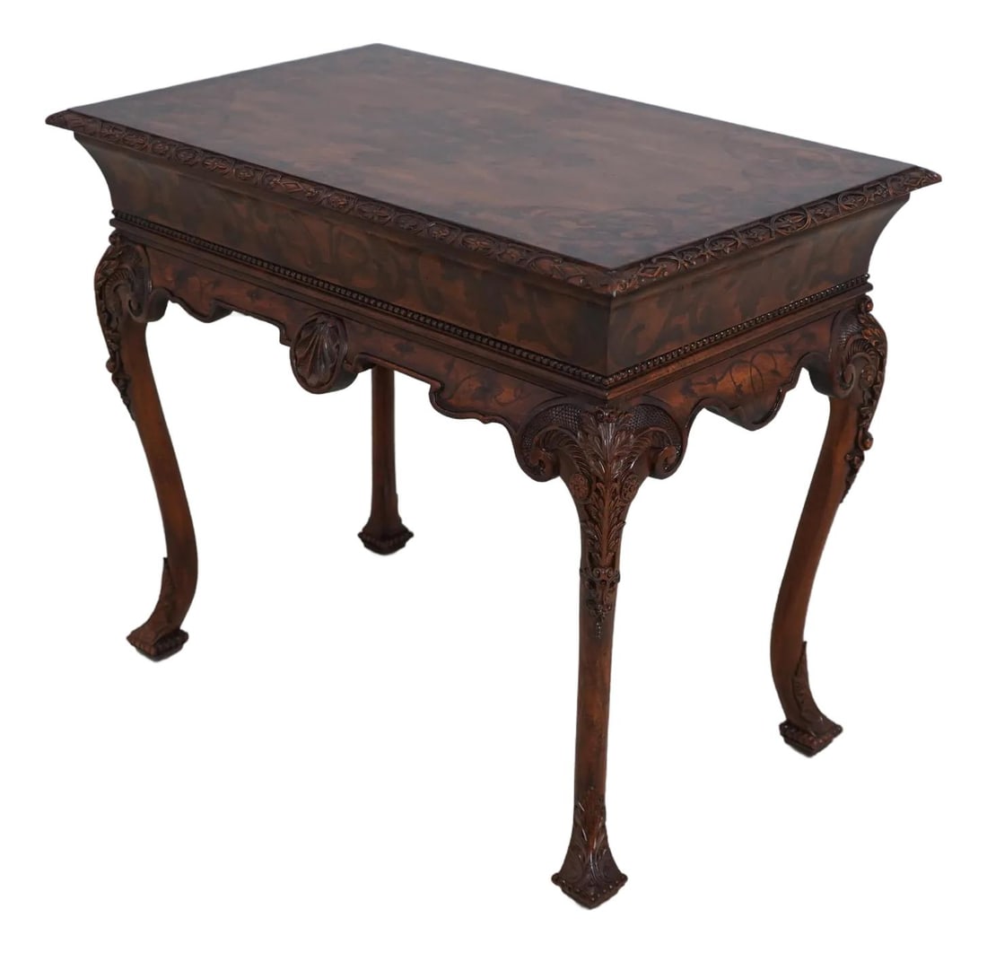 John Richard European Crossroads Inlaid Console Table Wood Brown (1 of 10)