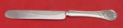 Whiting Le Cordon All-Sterling Silver Tea Knife 7.5 Inch Flat Handle: Whiting Le Cordon All-Sterling Silver Tea Knife 7.5 Inch Flat Handle Discover the elegance of the Le Cordon tea knife by Whiting, crafted from all-sterling silver. This exquisite knife features a flat