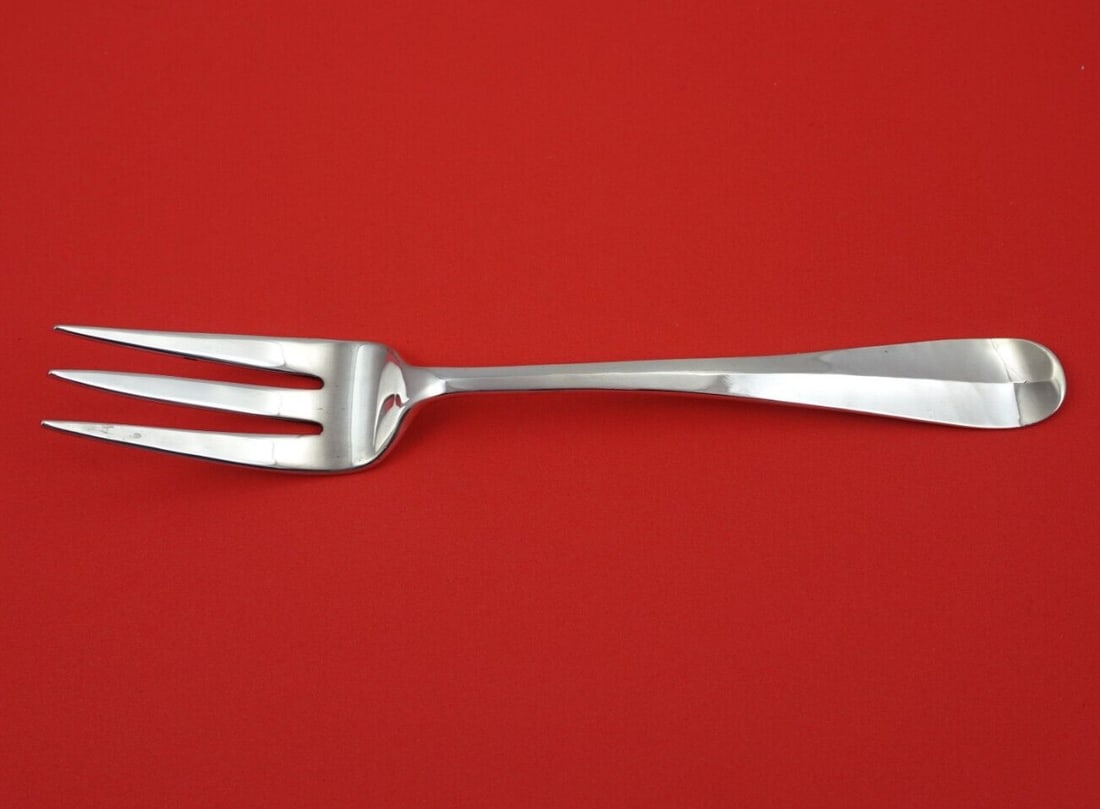 Arthur Stone Rattail Sterling Silver 3 Tine Vegetable Serving Fork 9 1/8 (1 of 3)