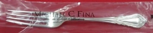 Carrs Lily Sterling Silver Dinner Fork 8 1/8 Inch New: Carrs Lily Sterling Silver Dinner Fork 8 1/8 Inch New This elegant dinner fork features the exquisite "Lily" pattern by Carrs, crafted from high-quality sterling silver. At 8 1/8 inches in length, thi