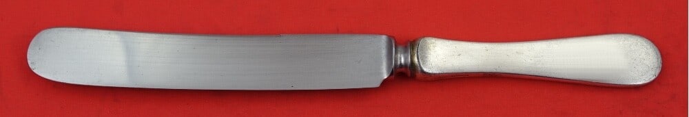 Windsor Pattern Sterling Silver Knife by Old Newbury Crafters 8 7/8 Inches: Windsor Pattern Sterling Silver Knife by Old Newbury Crafters 8 7/8 Inches This regular knife features the Windsor pattern by Old Newbury Crafters. It is crafted with a solid, heavy sterling silver ha
