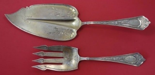 Cleopatra Sterling Silver Fish Serving Set 2pc by Schulz & Fischer (1 of 1)
