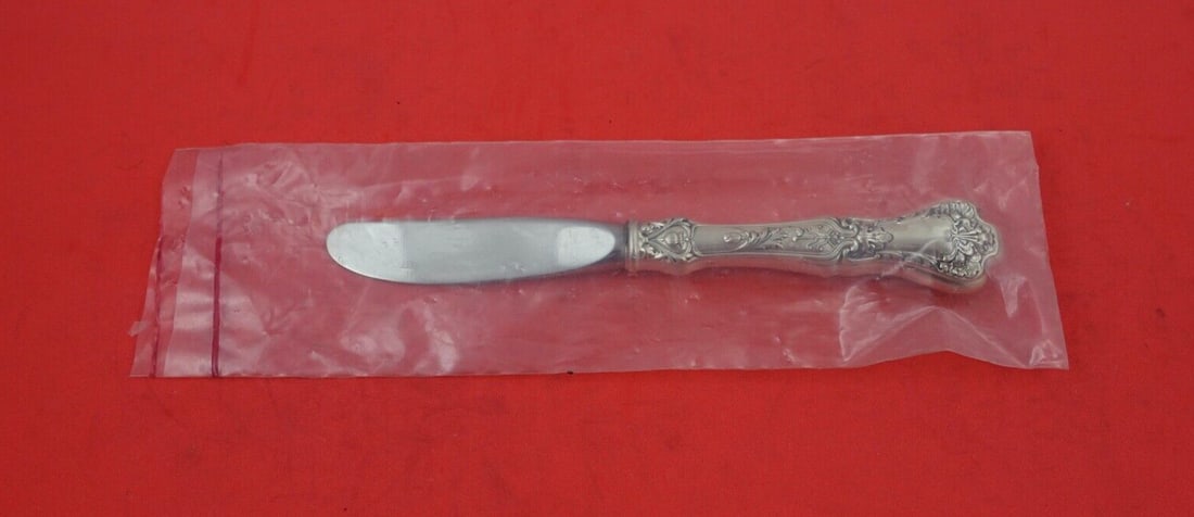 Gorham Patrician Sterling Silver Butter Spreader Modern Rare 6.5 in: Gorham Patrician Sterling Silver Butter Spreader Modern Rare 6.5 in This exquisite butter spreader from the Patrician pattern by Gorham is crafted from sterling silver, showcasing a modern design that