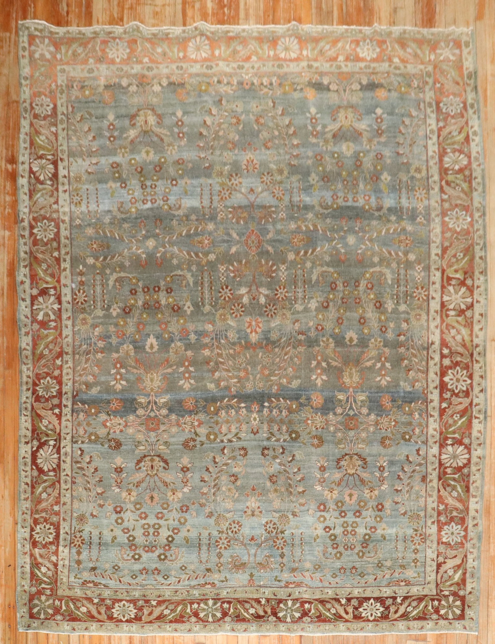 8' 5" x 11' 6" Persian Bidjar room rug floral motif (1 of 7)