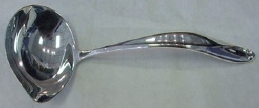 Reed & Barton Silver Sculpture Sterling Gravy Ladle 6 3/4 Inch Spout (1 of 2)
