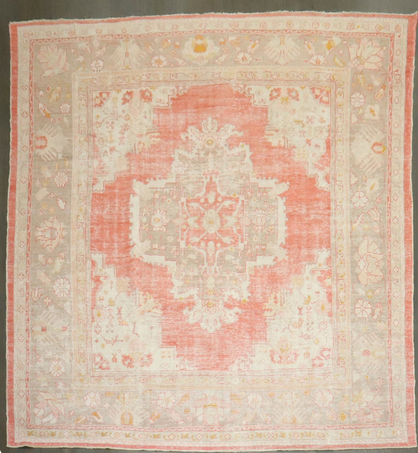 11' x 13' 3" Square Turkish Oushak Room Rug (1 of 7)