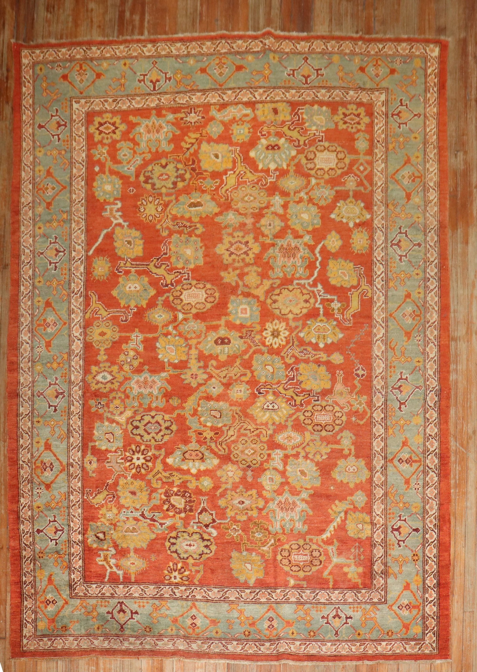 7' 10" x 10' 10" Turkish Oushak Room Rug (1 of 7)