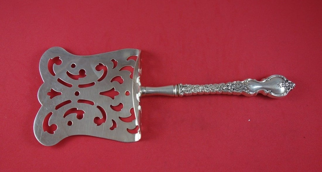 Rare Du Barry International Sterling Silver Asparagus Server 10 1/4" (1 of 2)
