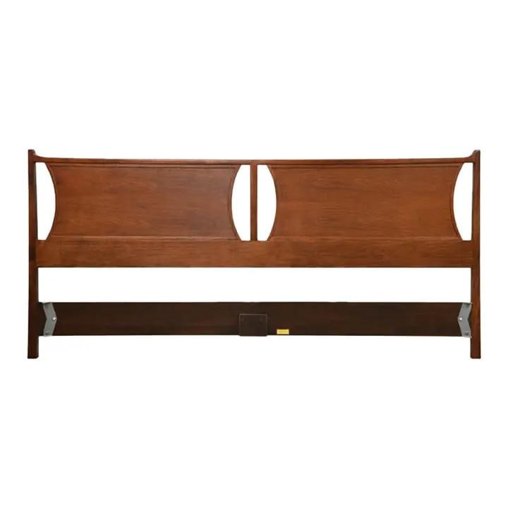 Mid Century King Walnut Headboard Edward Wormley Design for Dunbar (1 of 5)