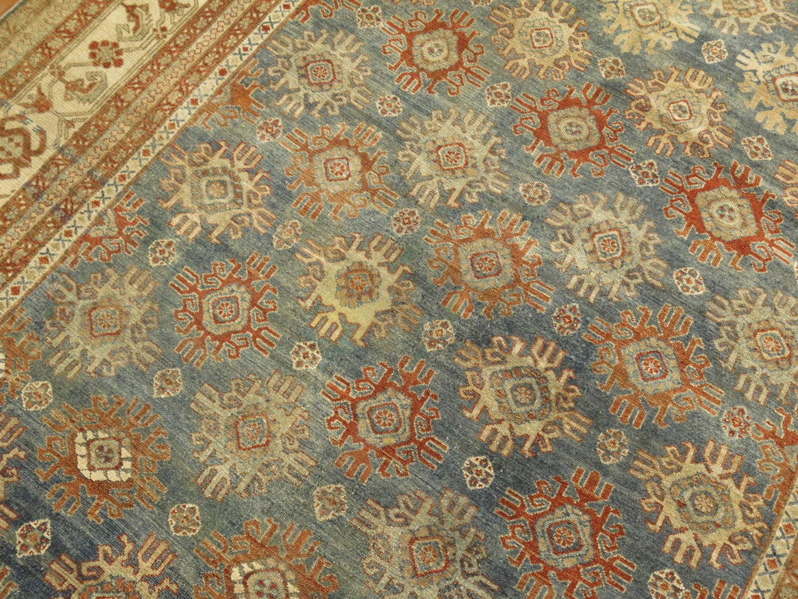 7' 10" x 12' 9" Early 20th Century Persian Malayer Room Rug (1 of 7)