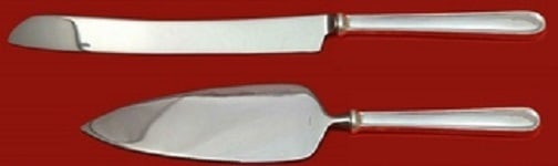 Kirk Calvert Sterling Silver Wedding Cake Set 2pc Custom Made (1 of 1)