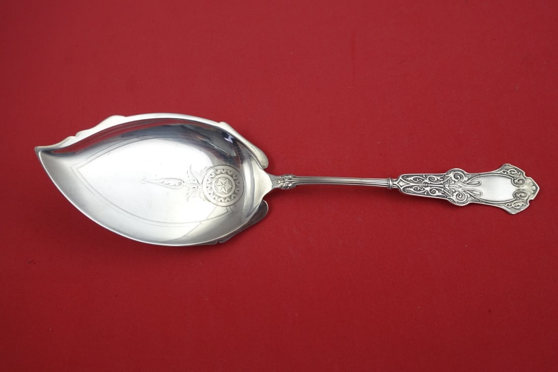 Whiting Alhambra Sterling Silver Ice Cream Server 9 3/8" (1 of 2)