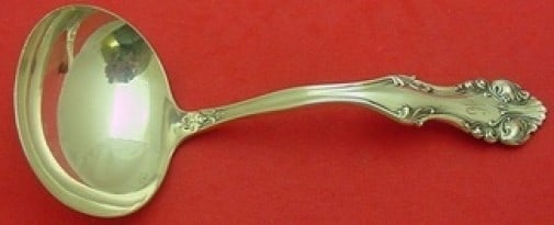 Frank Smith George VI Sterling Silver Gravy Ladle 6 1/4 Inch (1 of 2)