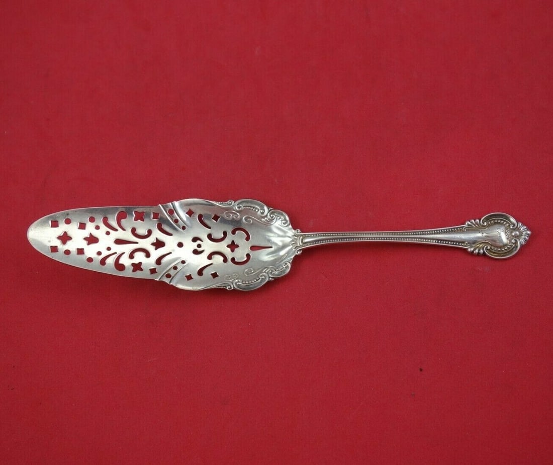 International Sterling Silver Jelly Cake Server 8" Irene Pattern Monogrammed (1 of 2)