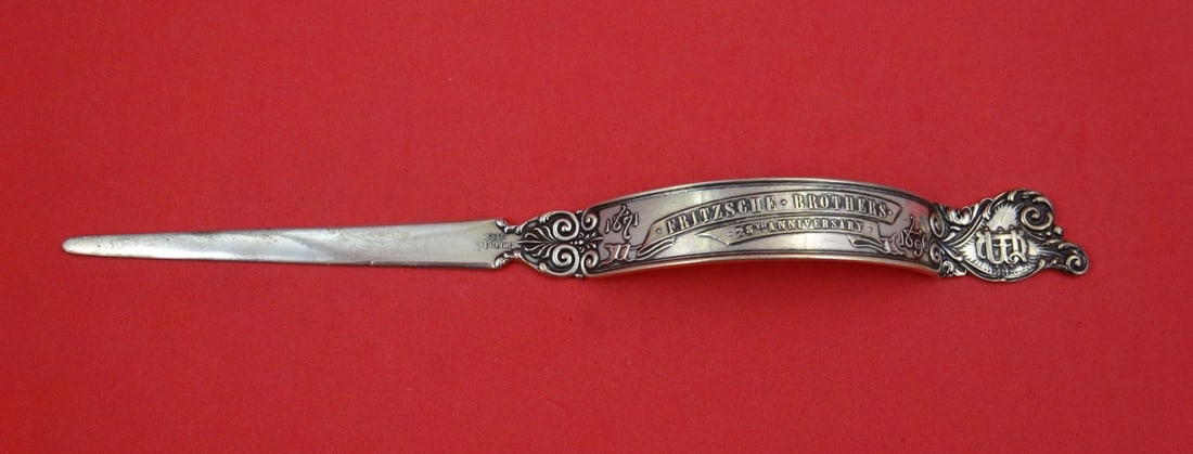 Sterling Silver Letter Opener Shiebler Fritzsche Brothers 9 1/2 Inch (1 of 2)