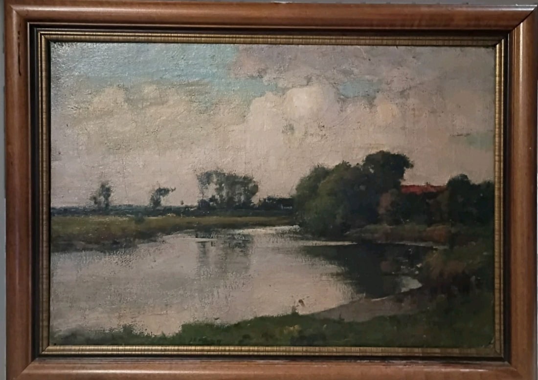 Framed Scottish Coastal Landscape Oil Painting by J C Prowett 15 x21.75: Framed Scottish Coastal Landscape Oil Painting by J C Prowett 15 x21.75 Original atmospheric landscape oil painting by Scottish artist J.C. Prowett (1865-1946). This one-of-a-kind work is painted on c