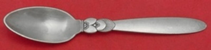 Georg Jensen Cactus Sterling Silver Grapefruit Spoon GI/GJ Mark: Georg Jensen Cactus Sterling Silver Grapefruit Spoon GI/GJ Mark Discover the exquisite Cactus grapefruit spoon by Georg Jensen, crafted from high-quality sterling silver. This spoon features an elegan