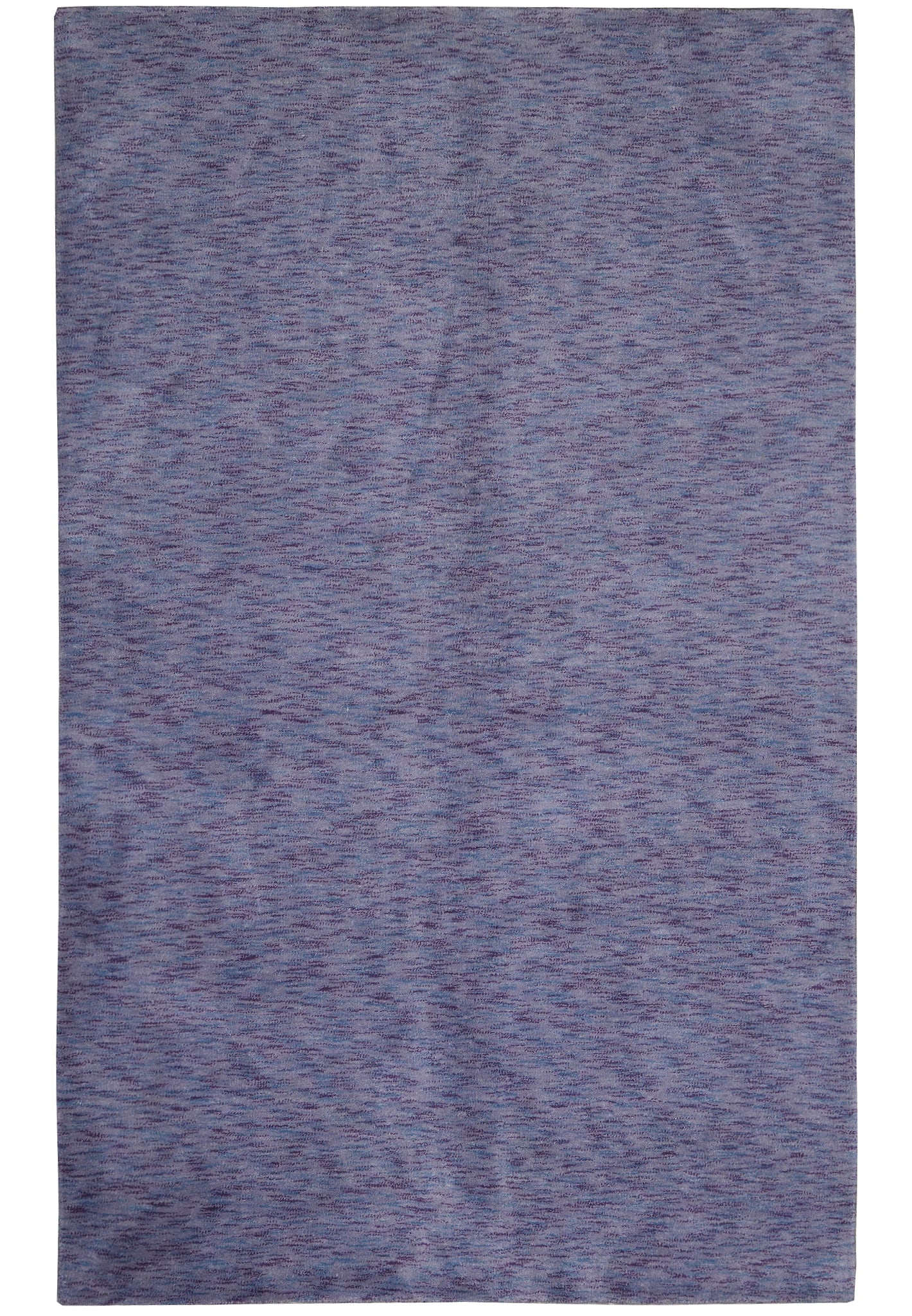 5 x 7.9 Purple Blue Wool Hand Knotted Modern Rug: 5 x 7.9 Purple Blue Wool Hand Knotted Modern Rug Free continental US Shipping This 5 x 7.9 handmade modern rug features a striking blend of purple and blue tones, crafted with premium wool in a contem