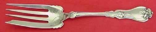 Whiting Violet Sterling Silver Fish Fork 6.5 Inch Silverware (1 of 1)