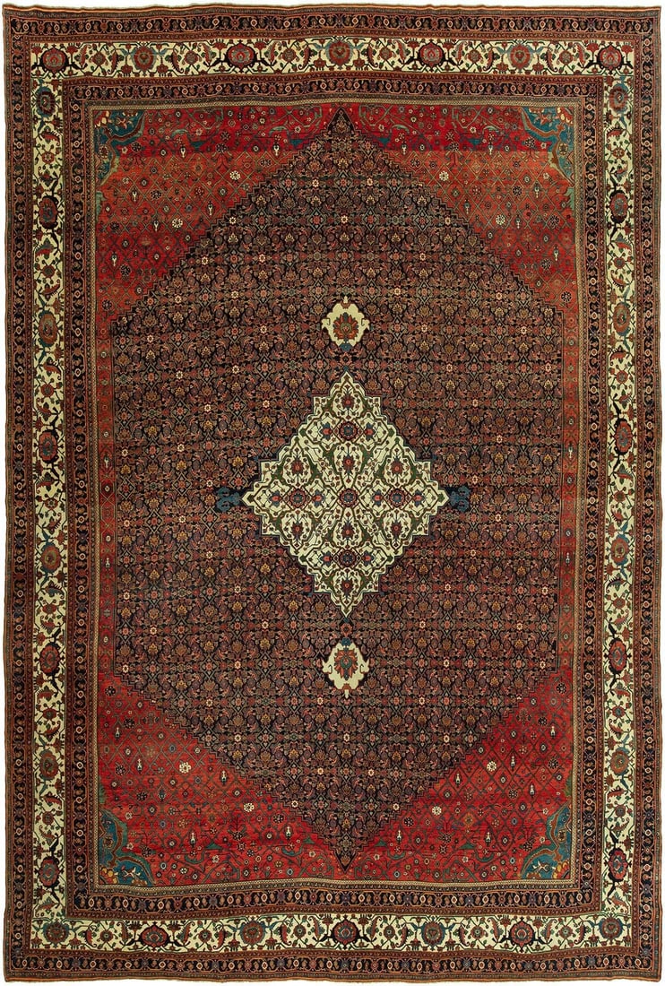 15' 7" x 22' 4" Oversize Antique Bidjar Persian Rug (1 of 7)
