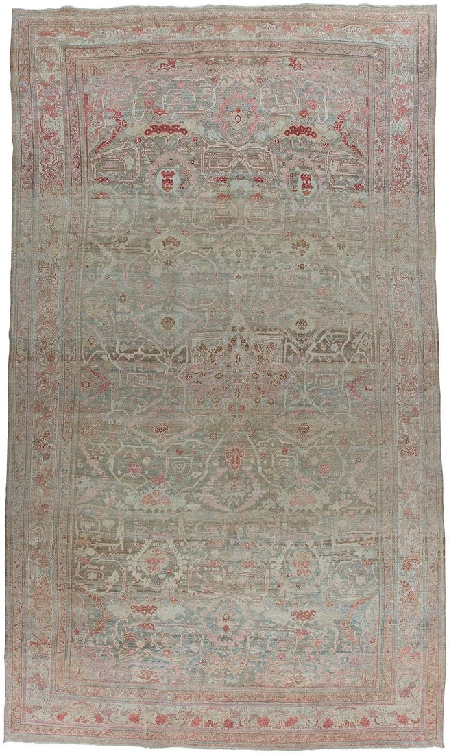 10' 9" x 18' 9" Early 20th Century Persian Bidjar Rug (1 of 7)