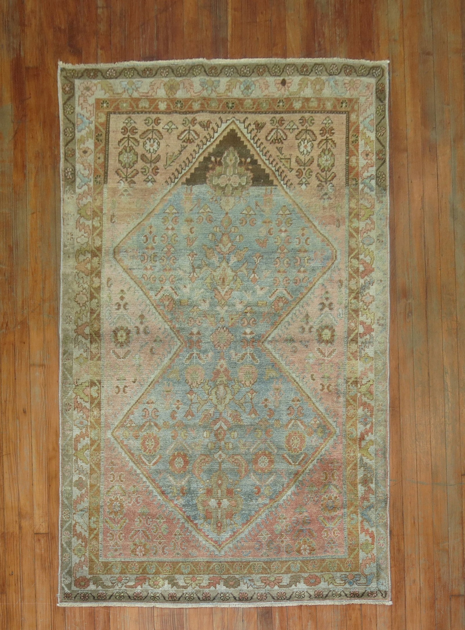 4' 3" x 6' 7" Persian Malayer Accent Rug circa 1930 (1 of 6)