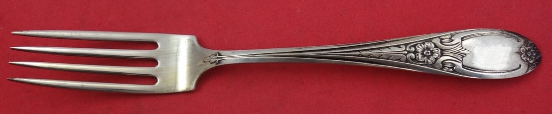 Amston Colonial Rose Sterling Silver Dinner Fork 7 7/8 Inches (1 of 2)