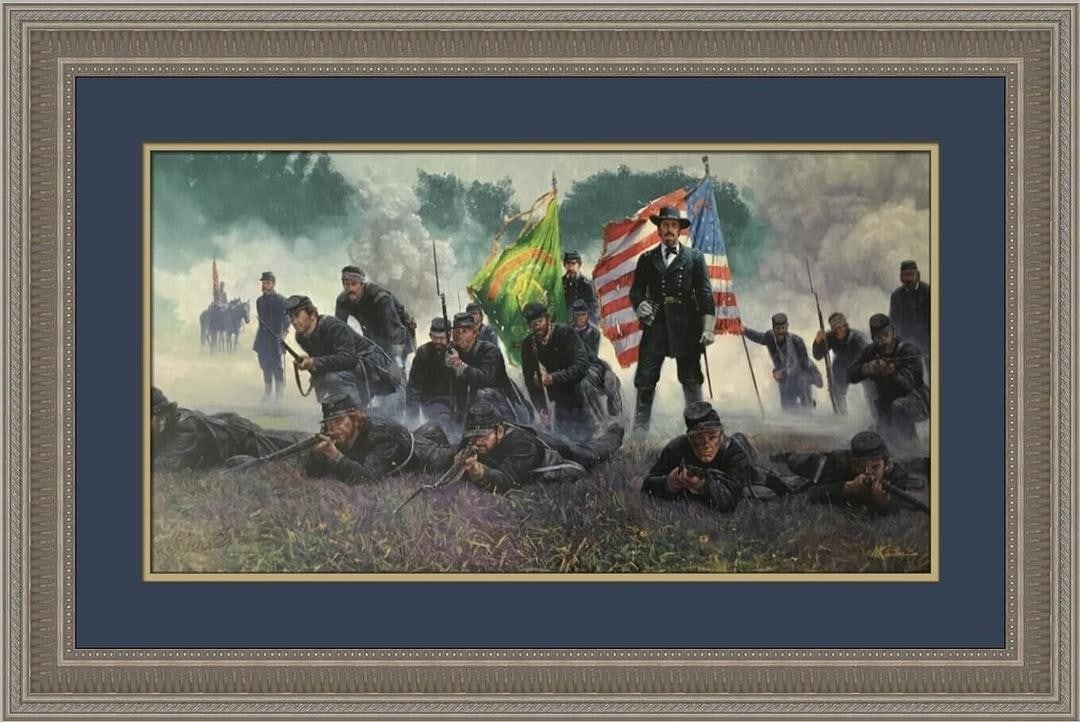 Mort Kunstler Hancock the Superb signed limited edition framed print COA (1 of 2)