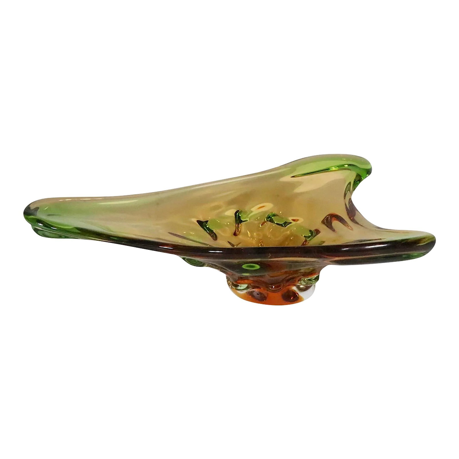 Frantisek Zemek Niagara Art Glass Bowl Czechoslovakia 1960s (1 of 10)