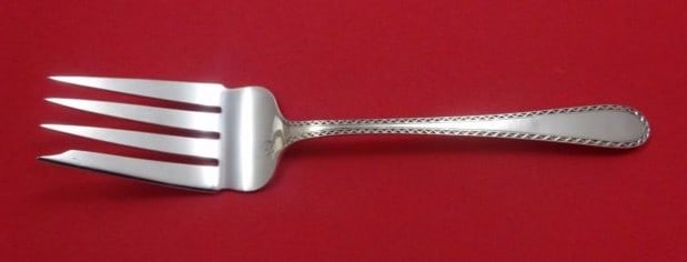 Kirk Winslow Sterling Silver Cold Meat Fork 8.25 Inch Serving (1 of 2)