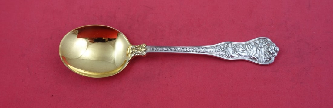 Tiffany & Co Olympian Sterling Silver Cream Soup Spoon 6 3/4" (1 of 2)