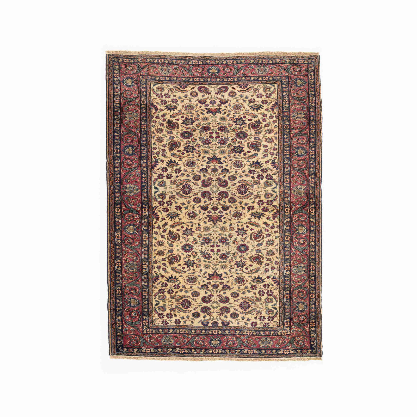 Authentic Handmade Kayseri Wool Carpet 48.4 x 68.1 Double Knots (1 of 8)