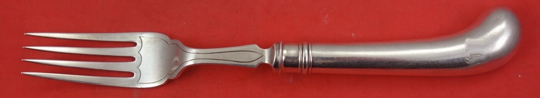 Crichton Rattail Sterling Silver Fish Fork 7 Inch Hollow Handle (1 of 2)