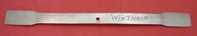 Tiffany Co Winthrop Copper Sugar Tong Flat Blank Sample 10 in: Tiffany Co Winthrop Copper Sugar Tong Flat Blank Sample 10 in One-of-a-kind Winthrop pattern sugar tong flat by Tiffany & Co., made as a blank copper sample. This rare piece is not monogrammed and is 