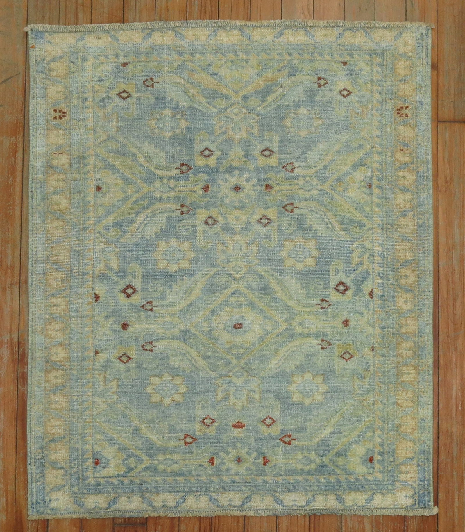2' 5" x 2' 10" Antique Persian Malayer Square Mat Rug (1 of 7)