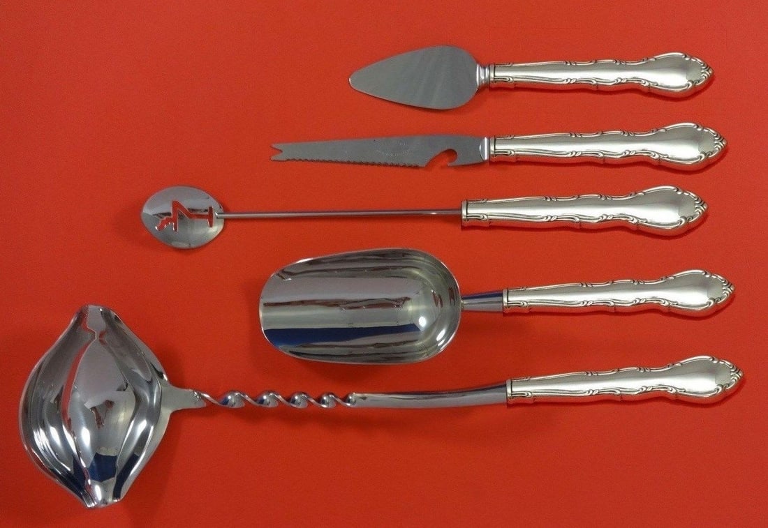 Gorham Andante Sterling Silver 5pc Cocktail Serving Set (1 of 1)
