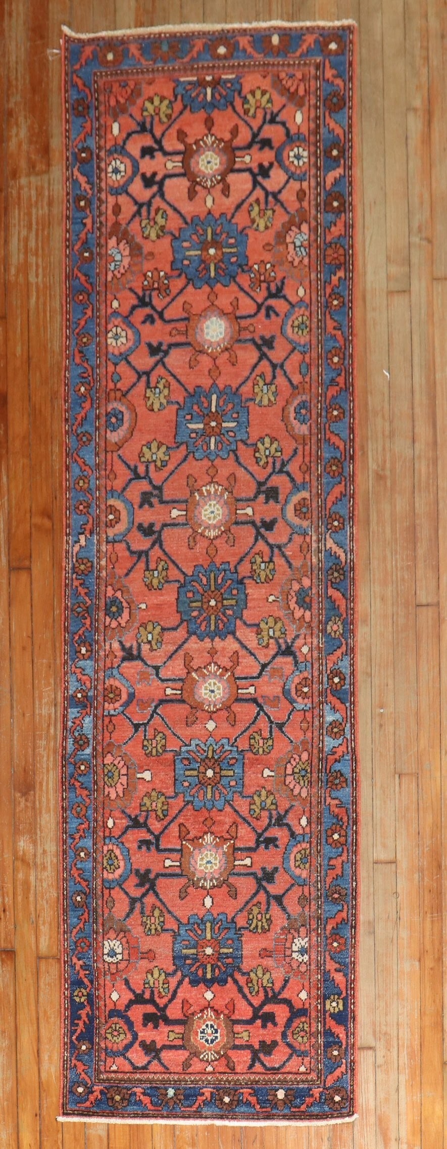 2' 9" x 9' 4" Persian Malayer rug runner in rust (1 of 7)
