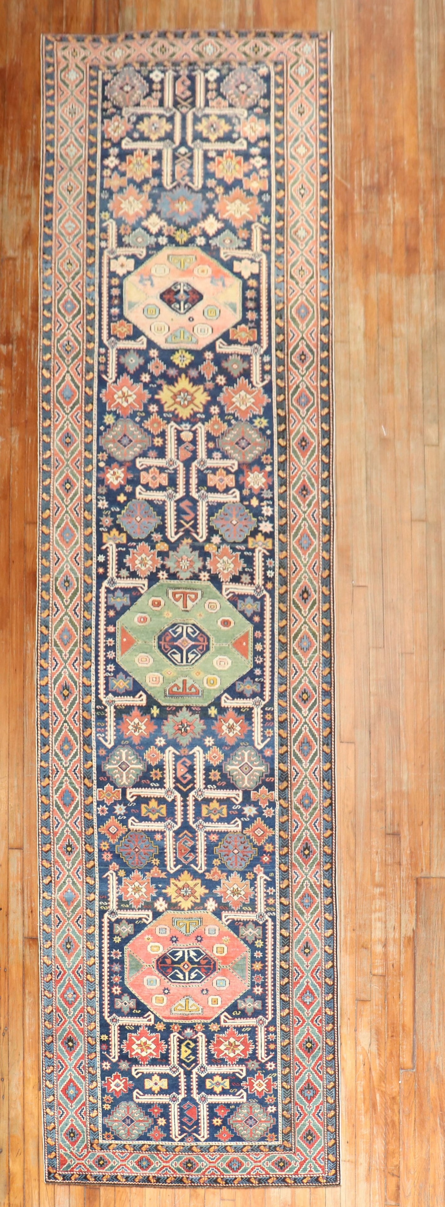 3' 9" x 15' 8" Shirvan Caucasian Gallery Runner (1 of 7)