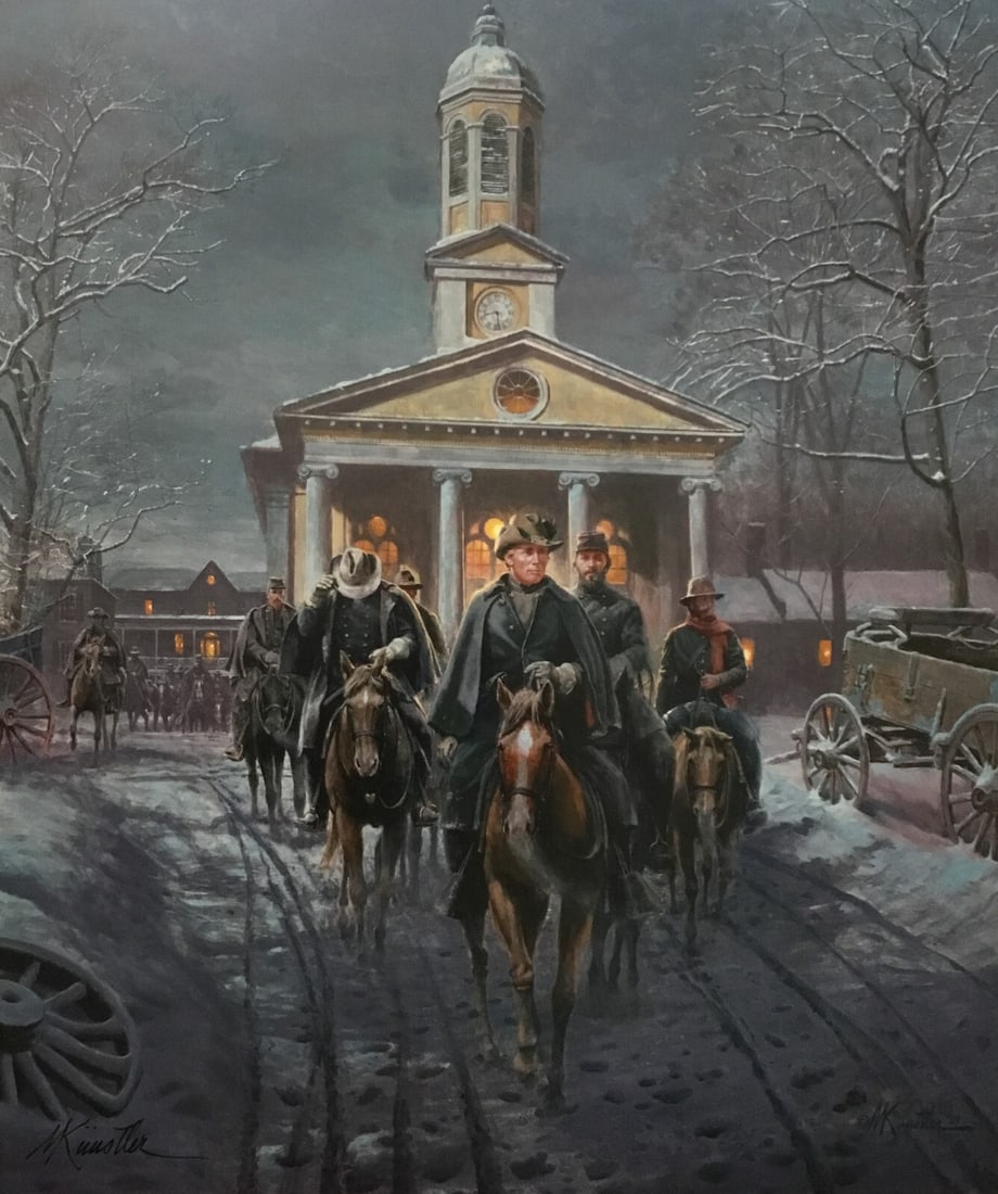 Mort Kunstler The Gray Ghost Signed Limited Edition Print COA (1 of 1)