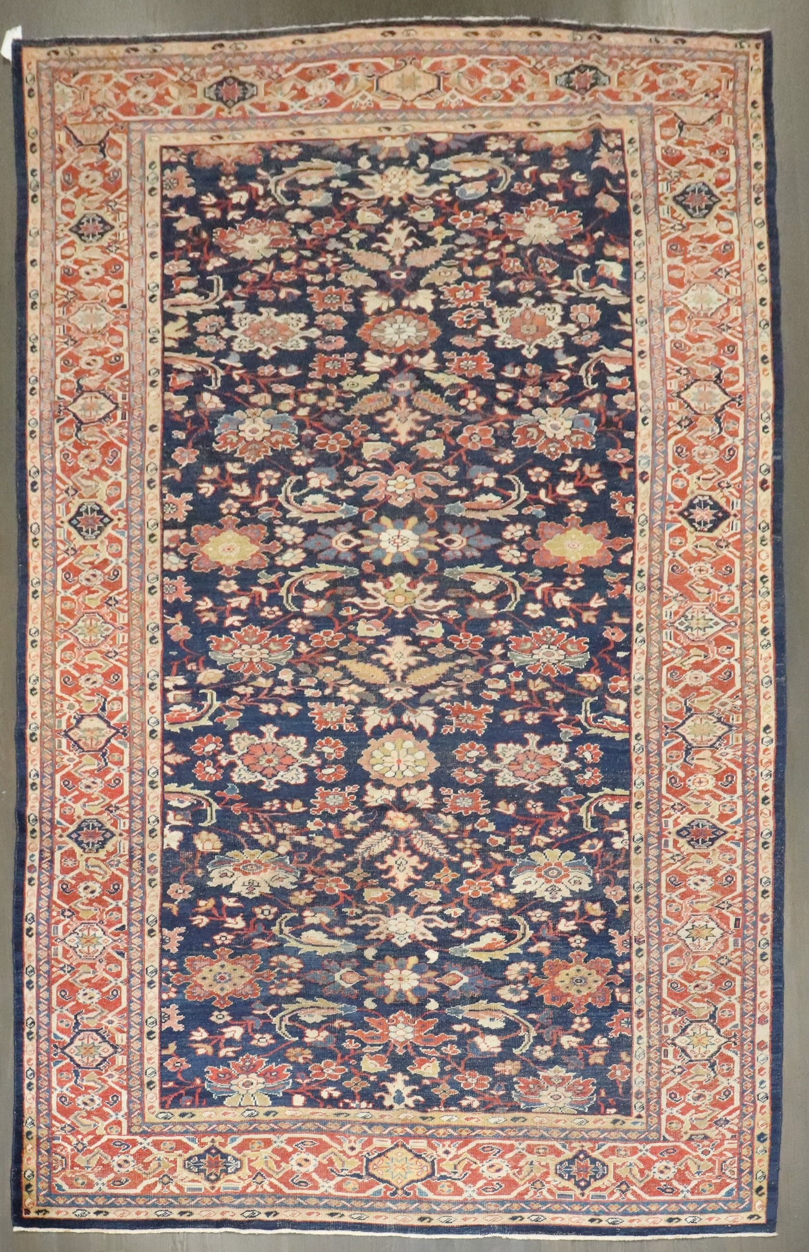 8' 9" x 13' 10" Late 19th Century Sultanabad Mahal Room Rug (1 of 7)