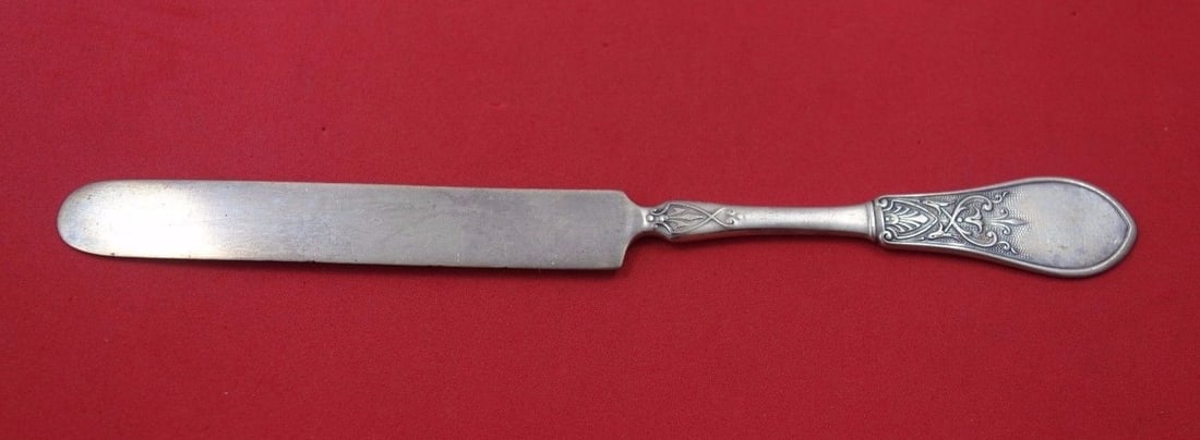 Sterling Silver Flat Handle Knife Gem by Schulz and Fischer 7 1/4 (1 of 1)