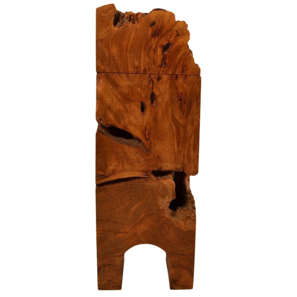 Michael Elkan Studio Crafted Burlwood Box Tall Form (1 of 9)