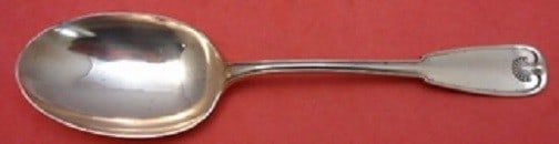 Tiffany & Co Palm Copper Vegetable Serving Spoon Rare 9 1/4 One of a Kind: Tiffany & Co Palm Copper Vegetable Serving Spoon Rare 9 1/4 One of a Kind Discover a rare find from Tiffany & Co. with this exquisite Palm pattern vegetable serving spoon, crafted from copper. This on