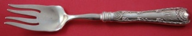 Rare Tiffany & Co Wave Edge Sterling Silver Fish Fork 6 5/8": Rare Tiffany & Co Wave Edge Sterling Silver Fish Fork 6 5/8" This exquisite fish fork, crafted by Tiffany & Co., showcases the elegant Wave Edge pattern. Made from high-quality sterling silver, this o